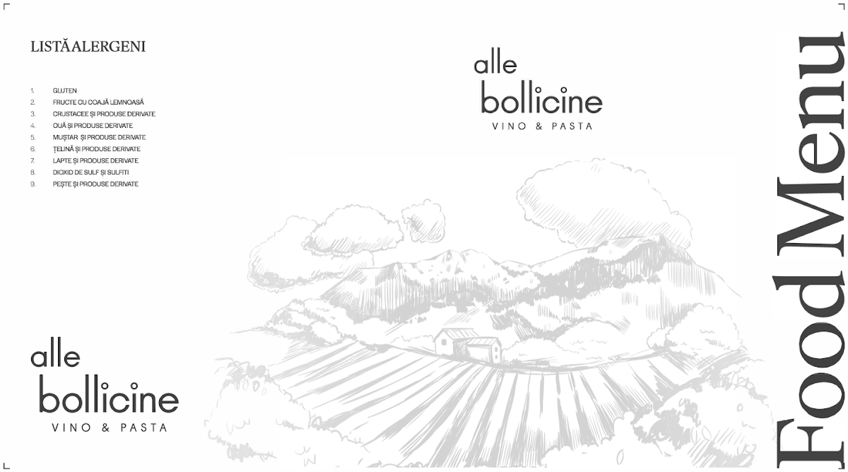 Alle Bollicine Vino & Pasta Menu - Image 3